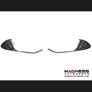 Alfa Romeo 4C Carbon Fiber Front Grille Insert Trim Set 